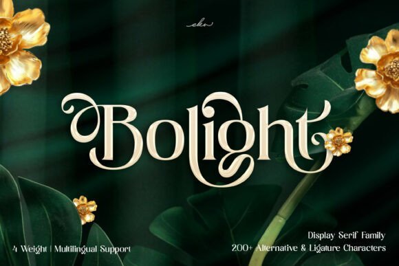 Bolight Font - Featured Image