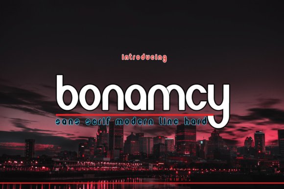 Bonamcy Font - Featured Image