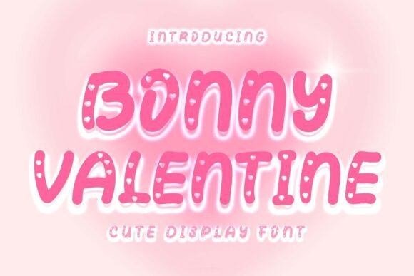 Bonny Valentine Font - Featured Image