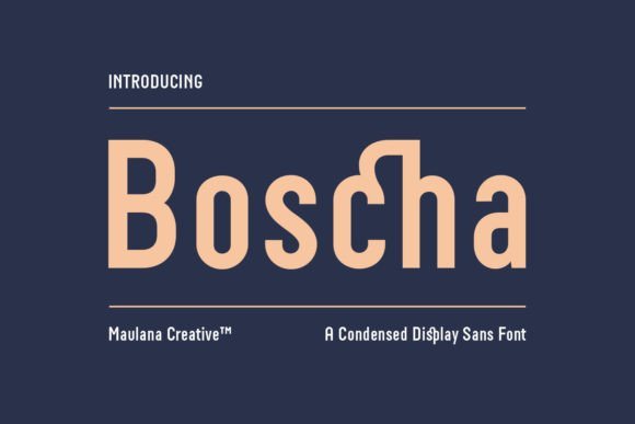 Boscha Font - Featured Image