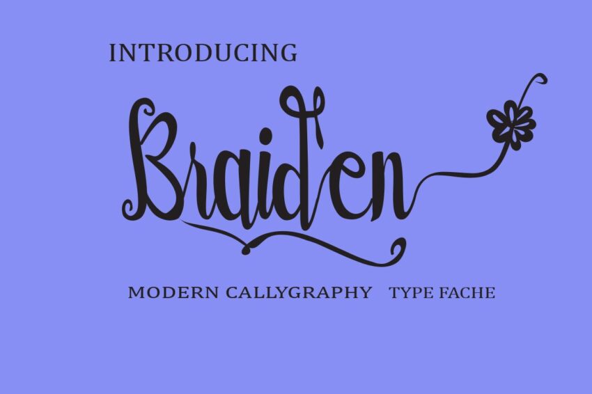 Braiden Font - Featured Image