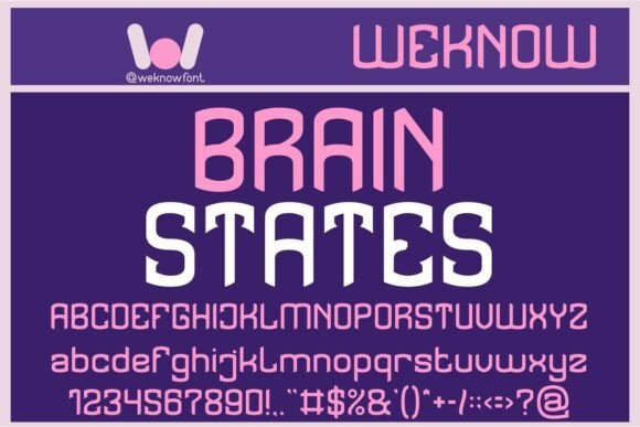 Brain States Font - Featured Image