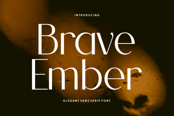Brave Ember Font - Featured Image