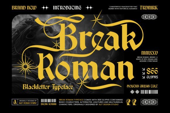 Break Roman Font - Featured Image