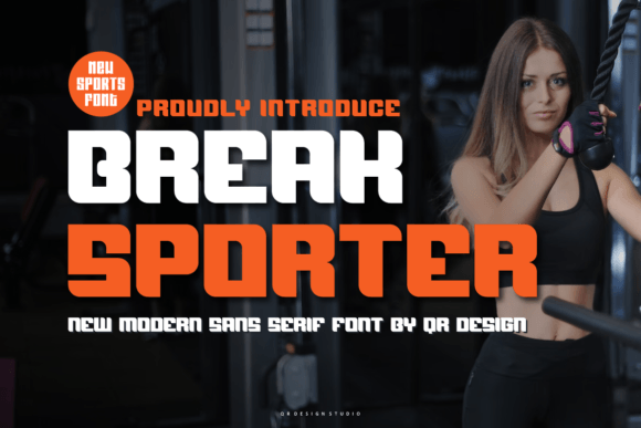 Break Sporter Font - Featured Image