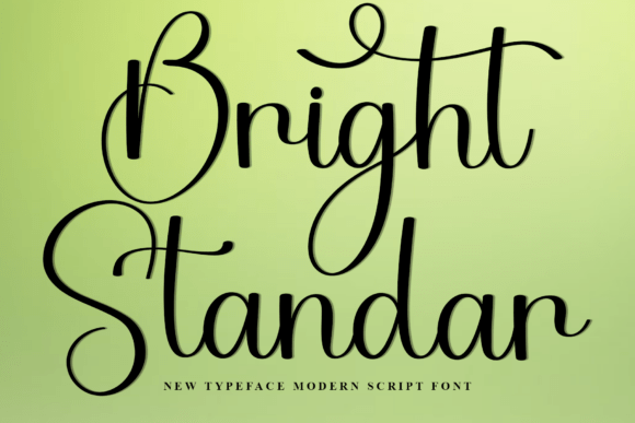 Bright Standar Font - Featured Image
