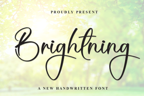 Brightning Font - Featured Image