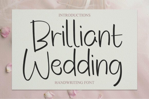 Brilliant Wedding Font - Featured Image