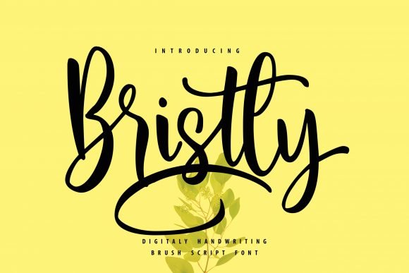 Bristly Font - Featured Image
