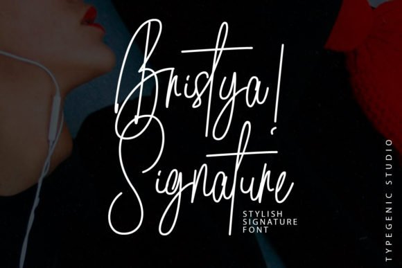 Bristya Signature Font - Featured Image