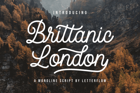 Brittanic London Font - Featured Image