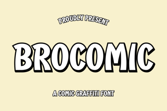 Brocomic Font - Featured Image