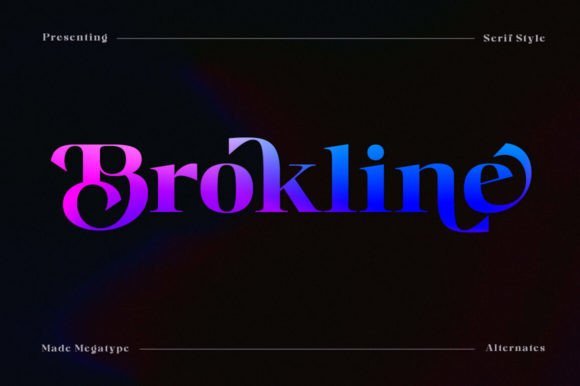 Brokline Font - Featured Image