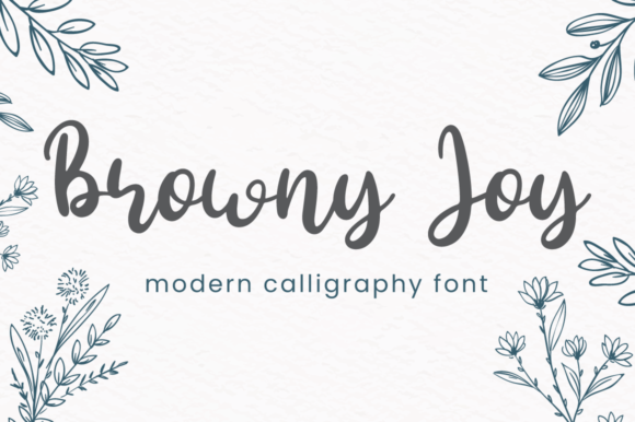 Browny Joy Font - Featured Image