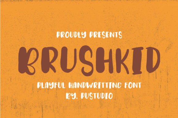 BrushKid Font - Featured Image