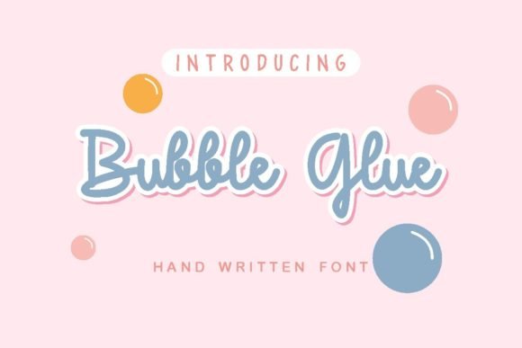 Bubble Glue Font - Featured Image