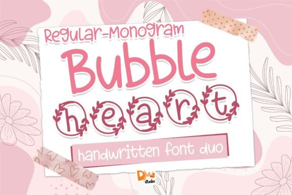 Bubble Heart Font - Featured Image