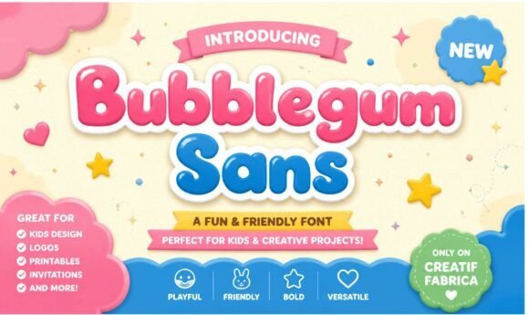 Bubblegum Sans Font - Featured Image