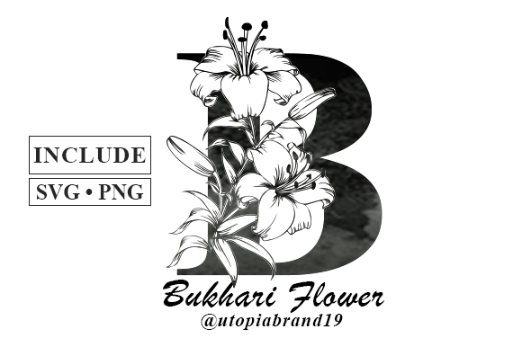 Bukhari Flower Monogram Font - Featured Image