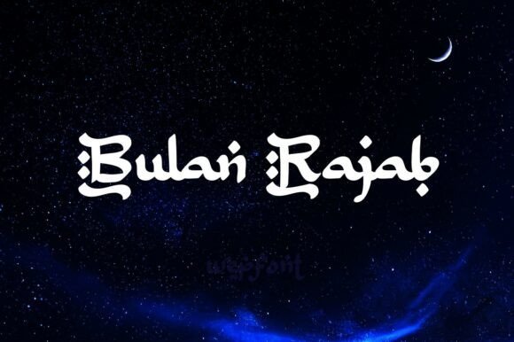 Bulan Rajab Font - Featured Image