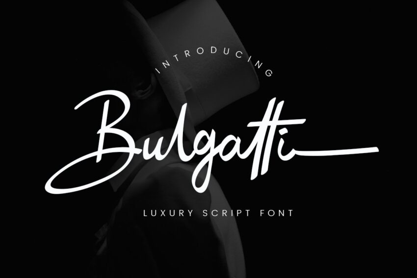 Bulgatti Font - Featured Image