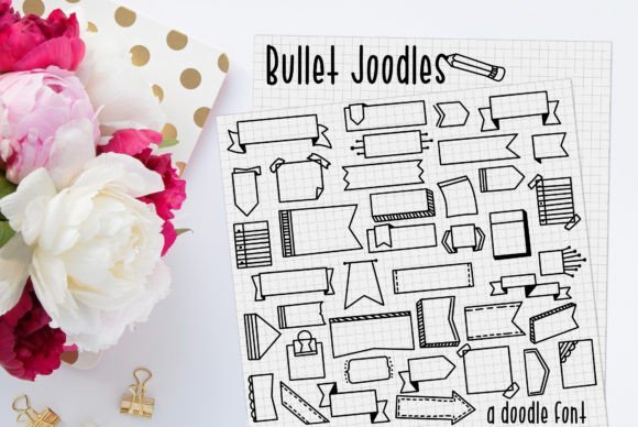 Bullet Joodles Font - Featured Image