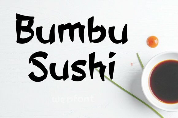 Bumbu Sushi Font - Featured Image