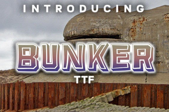 Bunker Font - Featured Image