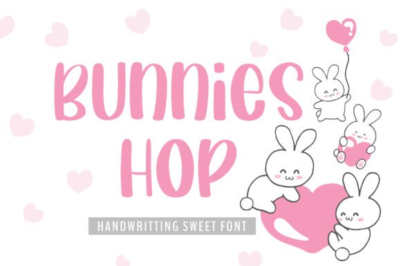 Bunnies Hop Font - Featured Image