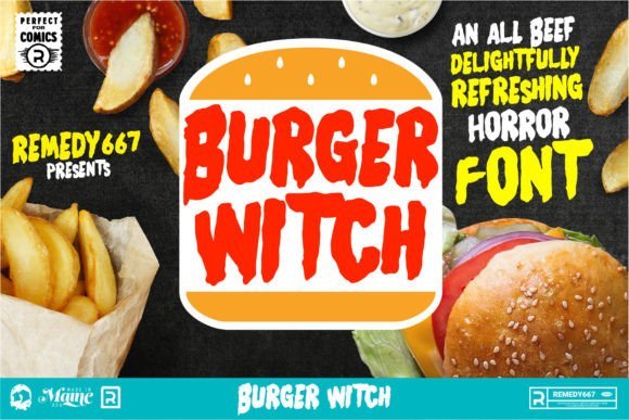 Burger Witch Font - Featured Image