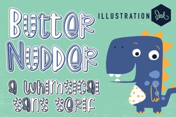 Butter Nudder Font - Featured Image
