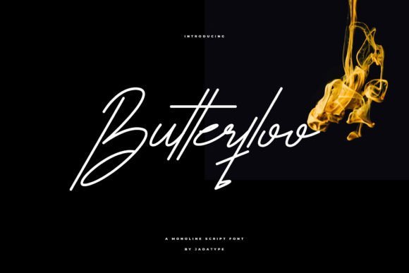 Butterfloo Font - Featured Image