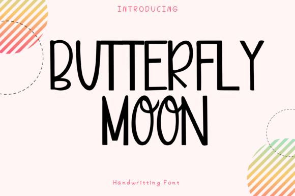 Butterfly Moon Font - Featured Image