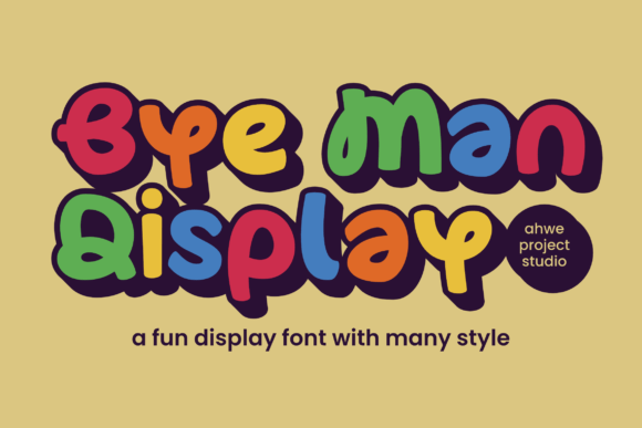 Bye Man Font - Featured Image