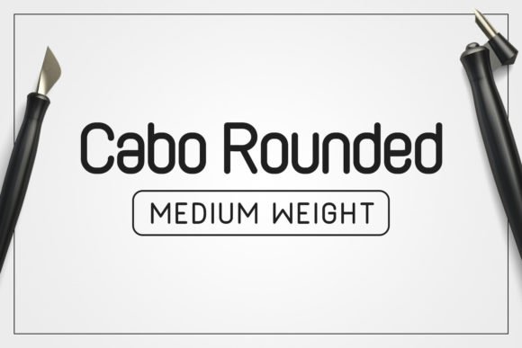 Cabo Rounded Medium Font - Featured Image