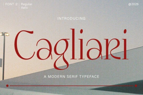 Cagliari Font - Featured Image