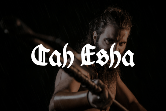Cah Esha Font - Featured Image
