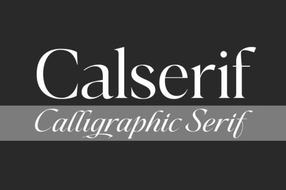 Calserif Font - Featured Image