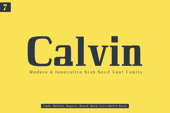 Calvin Slab Font - Featured Image