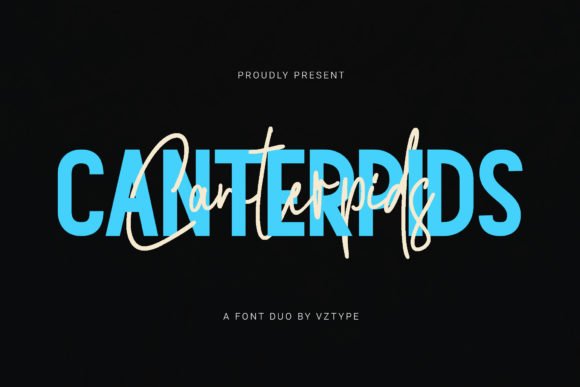 Canterpids Font Duo Font - Featured Image