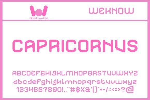 Capricornus Font - Featured Image