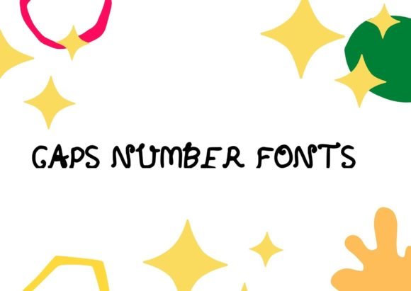 Caps Number Font - Featured Image