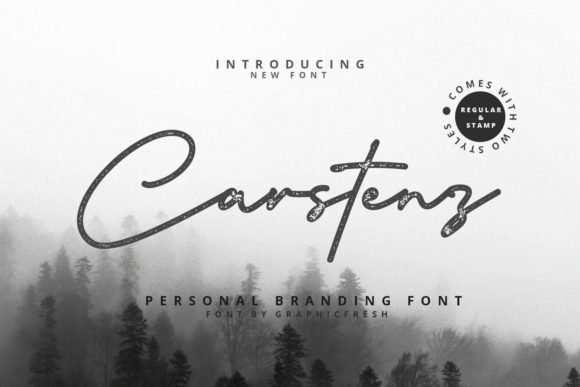 Carstenz Font - Featured Image