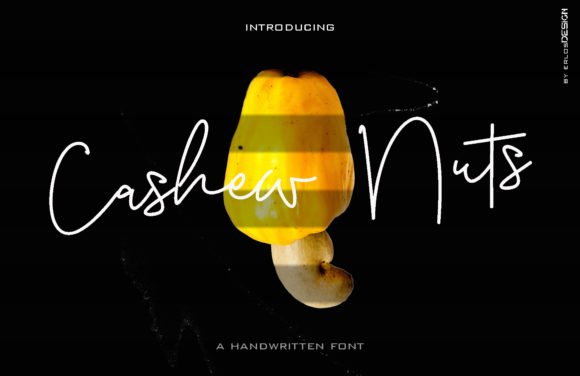 Cashew Nuts Font - Featured Image
