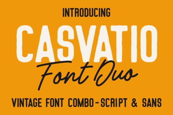 Casvatio Duo Font - Featured Image