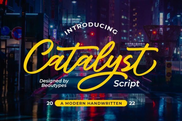 Catalyst Script Font - Featured Image