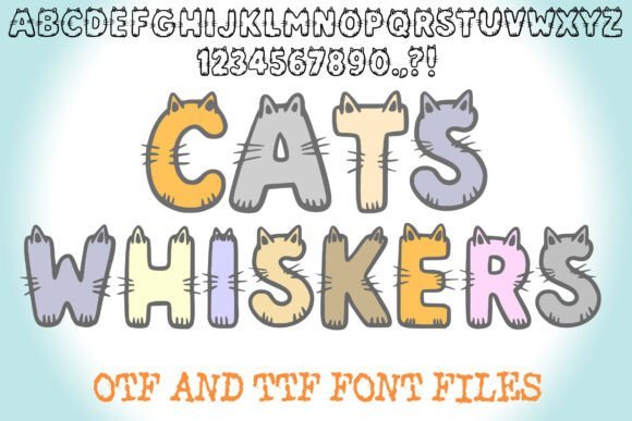 Cats Whiskers Font - Featured Image