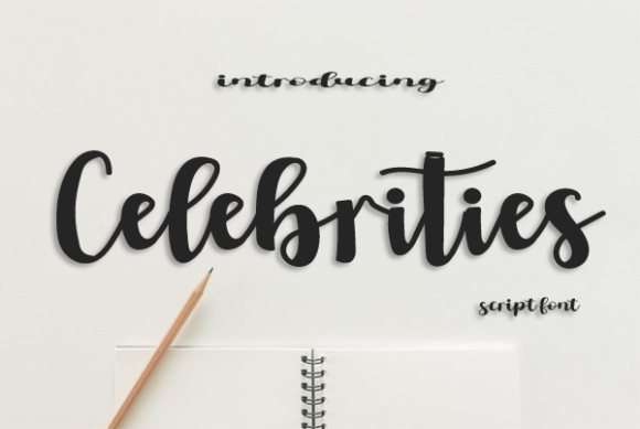 Celebrities Font - Featured Image