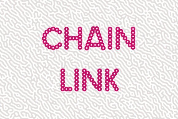 Chain Link Font - Featured Image