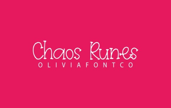 Chaos Runes Font - Featured Image